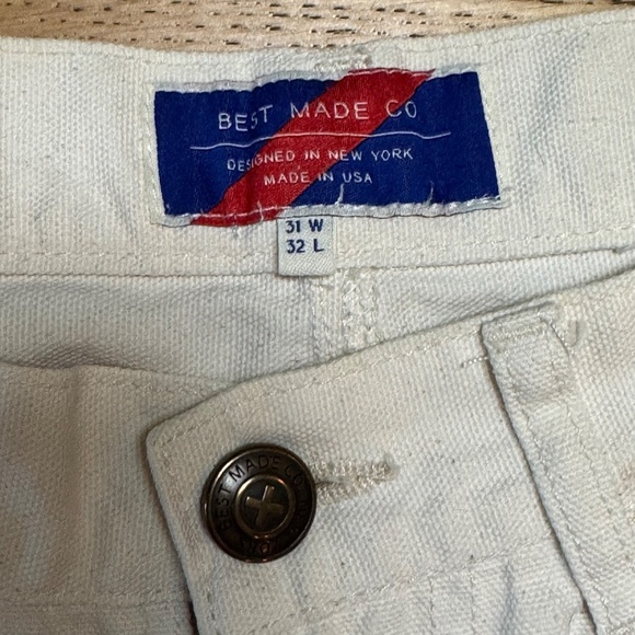 Best Made Co. Field Pants – Natural Canvas (Men’s 31x32) - Picture 4 of 7